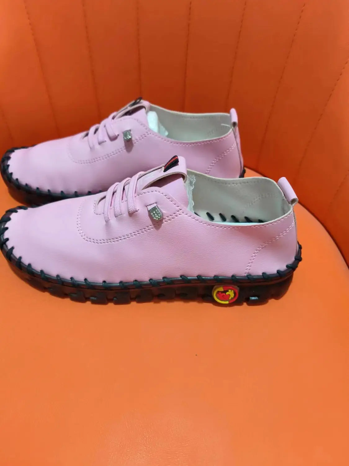 Beautiful Shoe’s Sneakers Women Shoes Loafers Lace Up Leather Flat New Spring 2025 Casual comfortable Mom Shoe Mujer