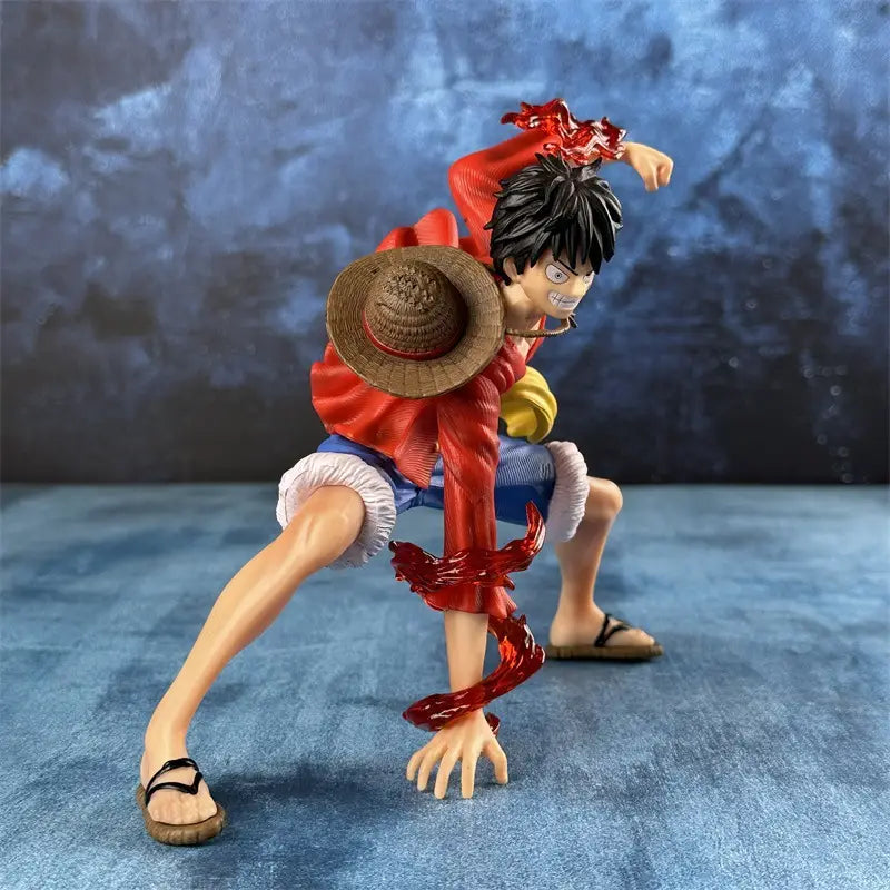 18cm One Piece Monkey D. Luffy Luffy Figures Battle Style Action Figures Anime Collection PVC Model Doll Toys Kid