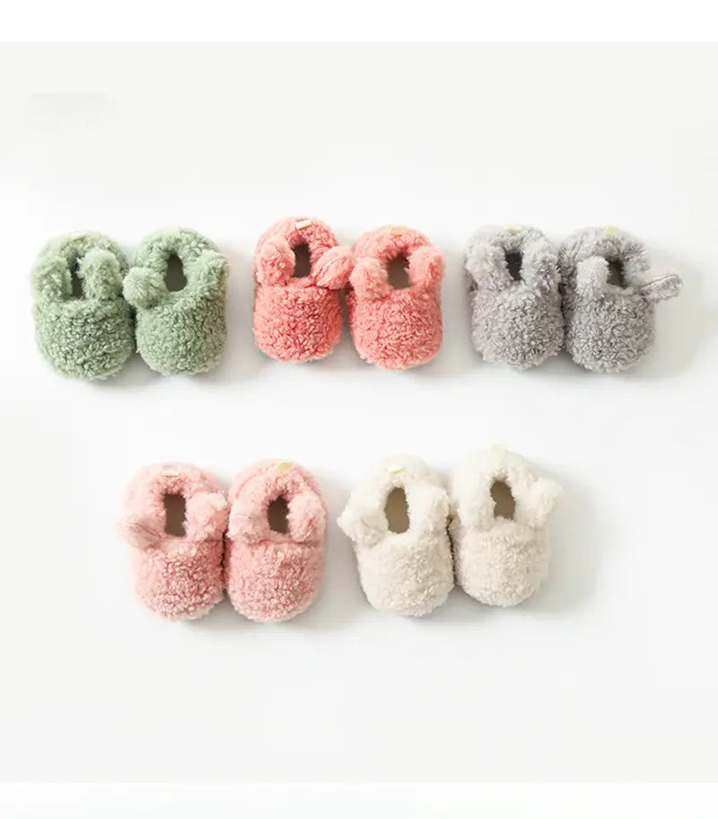 Beautiful Shoe’s Baby Shoes Winter Baby Boy Girl Booties Fluff Soft Toddler Shoes First Lamb Cashmere Anti-Slip Warm