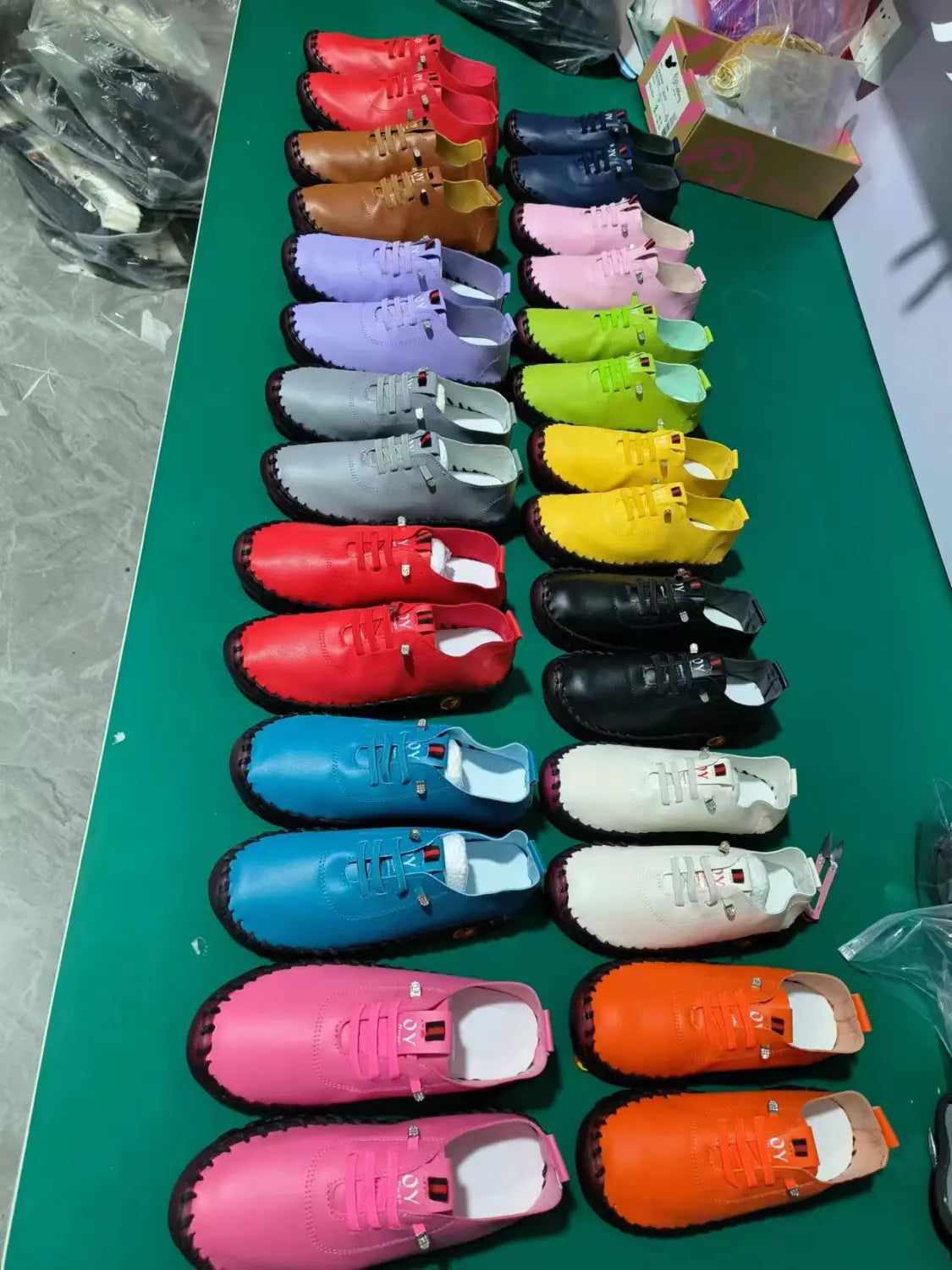 Beautiful Shoe’s Sneakers Women Shoes Loafers Lace Up Leather Flat New Spring 2025 Casual comfortable Mom Shoe Mujer