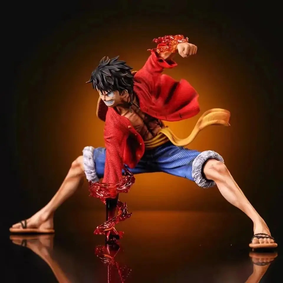 18cm One Piece Monkey D. Luffy Luffy Figures Battle Style Action Figures Anime Collection PVC Model Doll Toys Kid