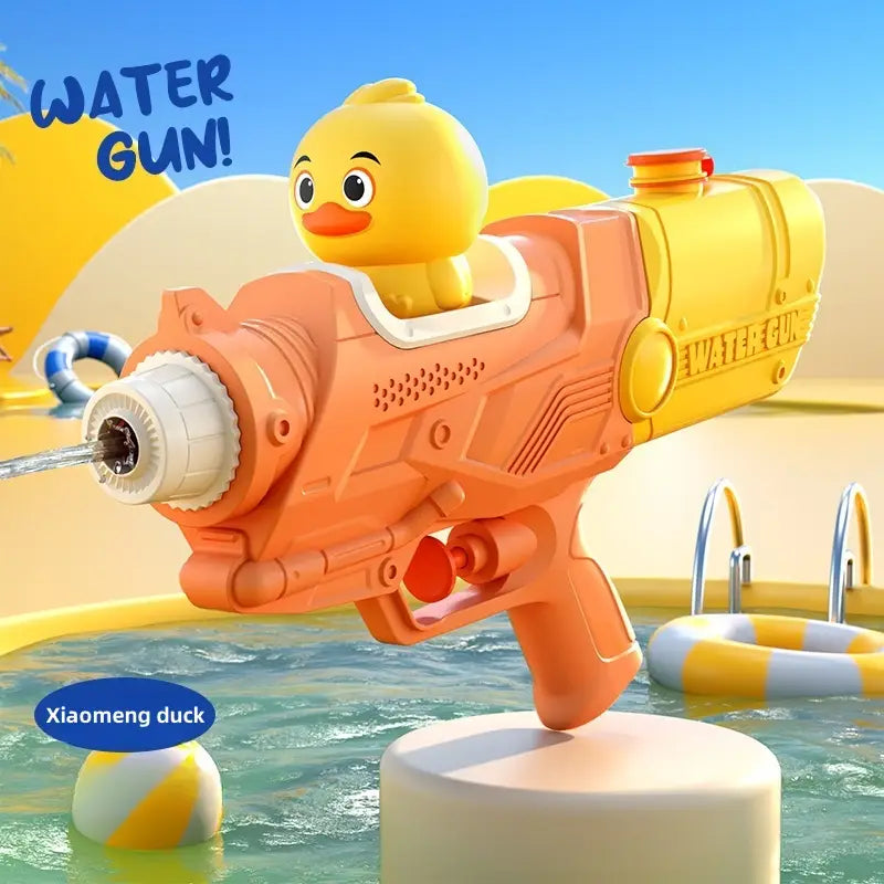 Cartoon style cute and fun single nozzle water gun cute and fun little ducks and bears very suitable for outdoor beach