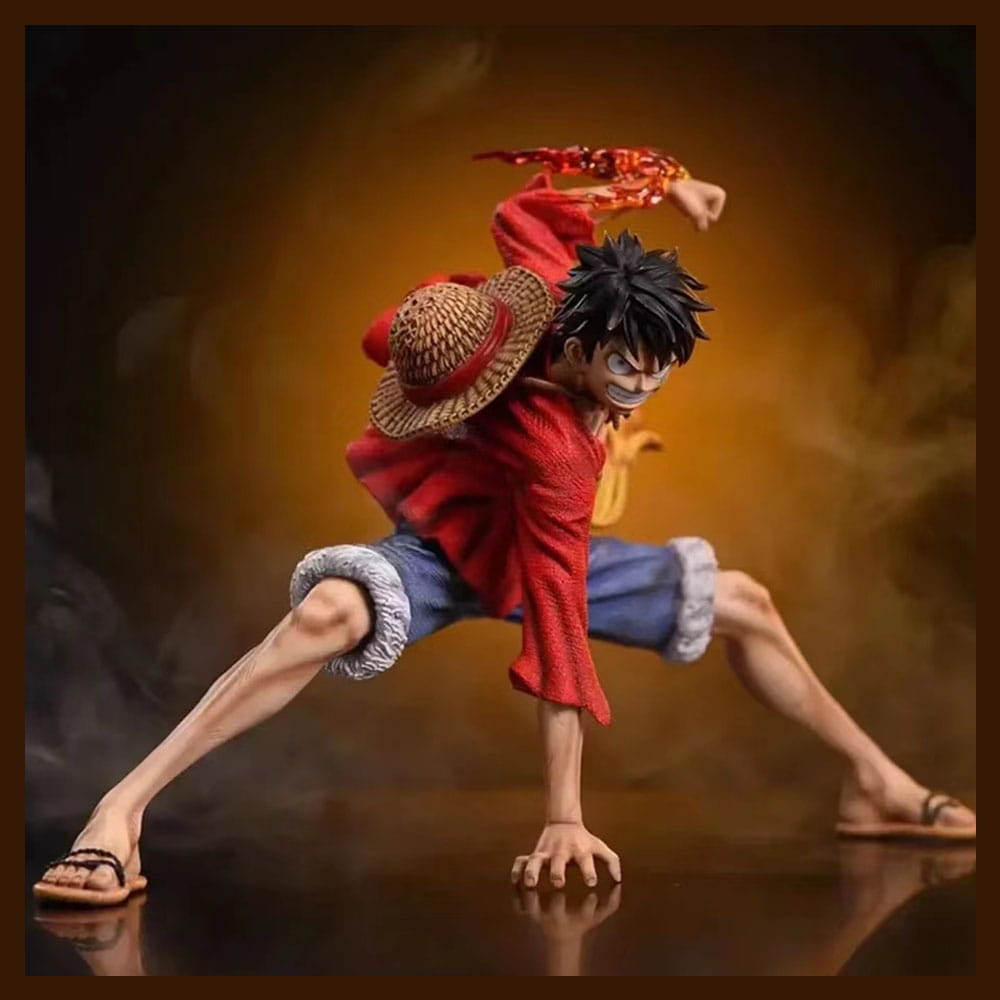 18cm One Piece Monkey D. Luffy Luffy Figures Battle Style Action Figures Anime Collection PVC Model Doll Toys Kid