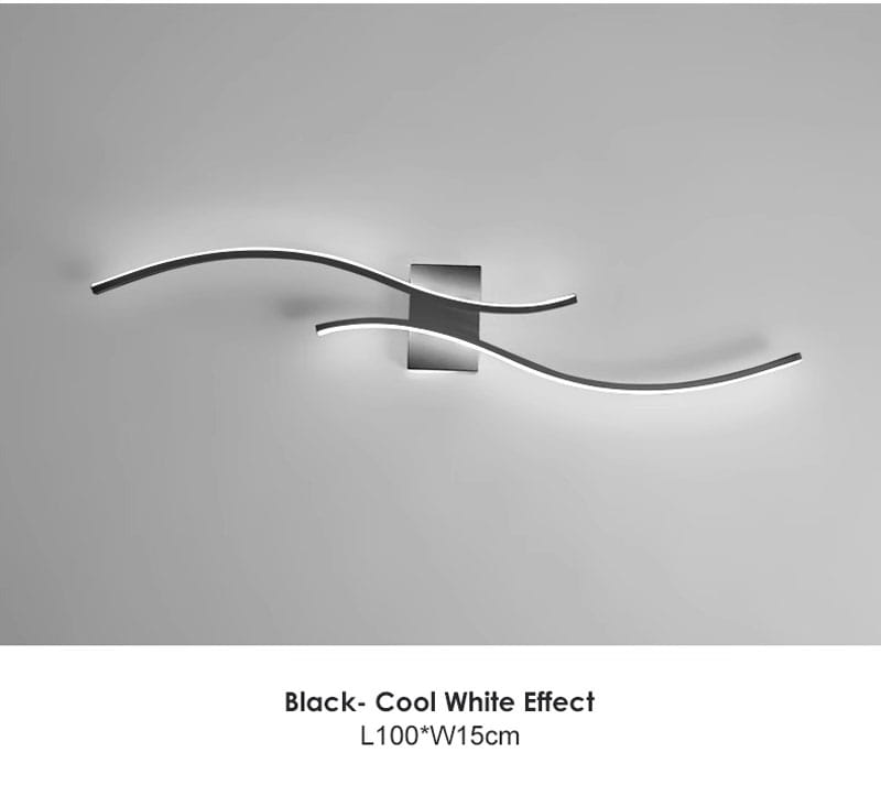 Indoor LED Wall Lamps for Corridor Bedroom Aluminum LED Wall Sconce Wall Lighting Fixtures for TV Background AC85-265V