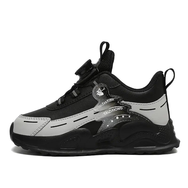 Beautiful Shoe’s Children Sneaker Boys Casual Shoes Leather Student Walking Shoes Kids Non-slip Lightweight Girls