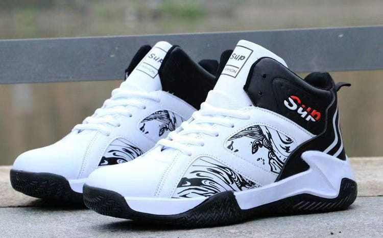 Beautiful Shoe’s New Anti-Slip Men’s Sneaker High Top Men’s Basketball Shoes Luxury Comfortable Running Shoes
