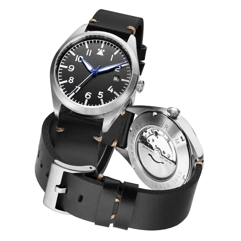 40mm Miyota 8215 Automatic Type B Pilot Watch
