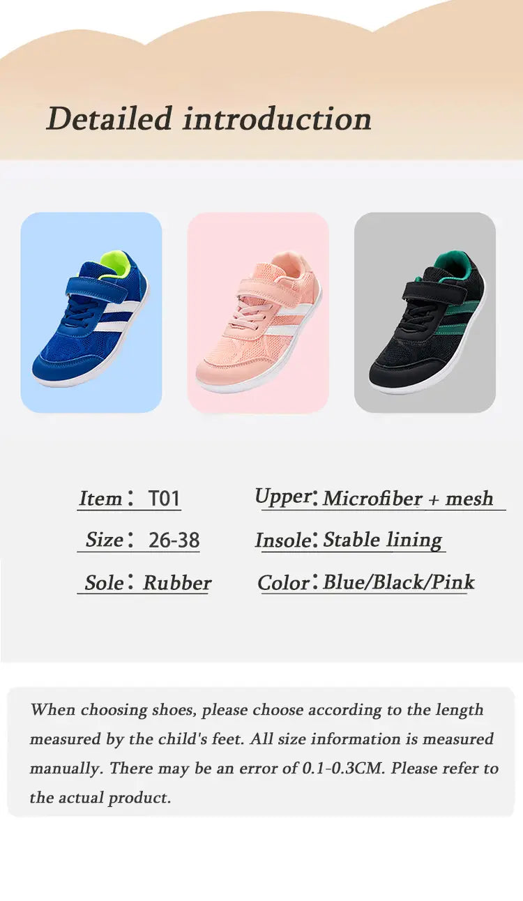 Beautiful Shoe’s New Boys Girls Sneakers Kids Wide Barefoot Shoes Naturally Splay Shoes Toddler Little Big Kid