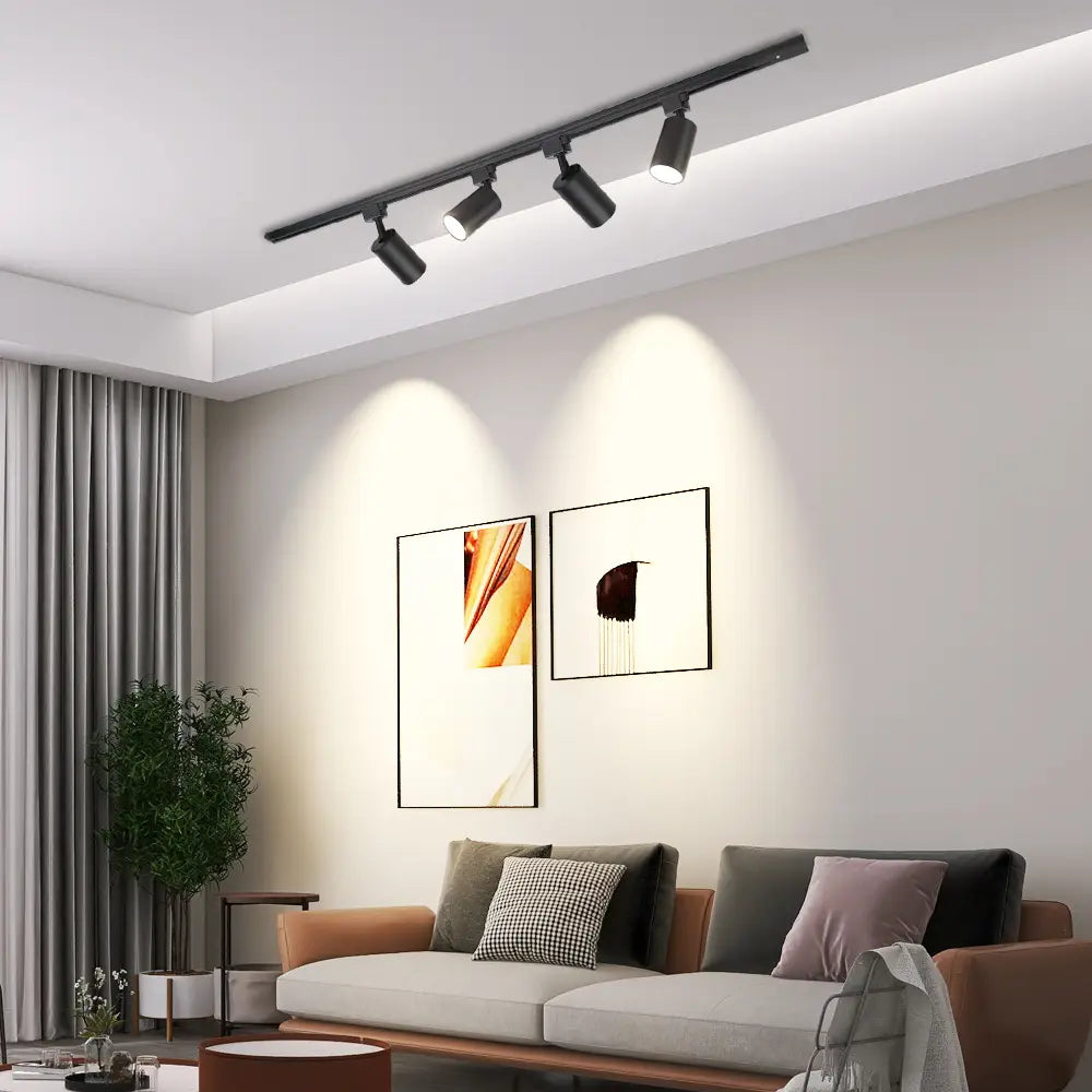 GU10 LED Track Light Full Sets Ceiling Lghting Indoor kitchen Lamp Led Spotlight for Living Room Store Decor Ceiling