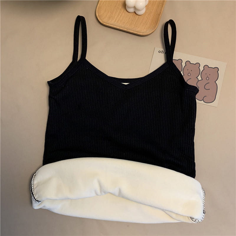Women Winter Warm Underwear Solid Color Thermal Casual Nightwear Sexy Elasticity Female Thin Velvet T-shirt Sleeveless