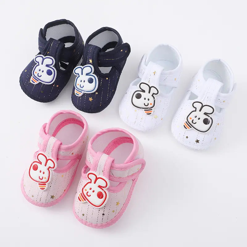 Beautiful Shoe’s Newborn Baby Boy Girls Shoes Spring Autumn Lovely Floral Embroidery Anti-Slip Sneaker Crib Shoes Soft