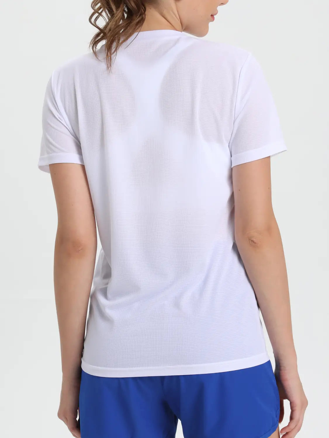 Women’s Solid Color Ultralight Quick Dry Sport T-Shirt,Breathable Lightweight,Running Gym Compression Shirt