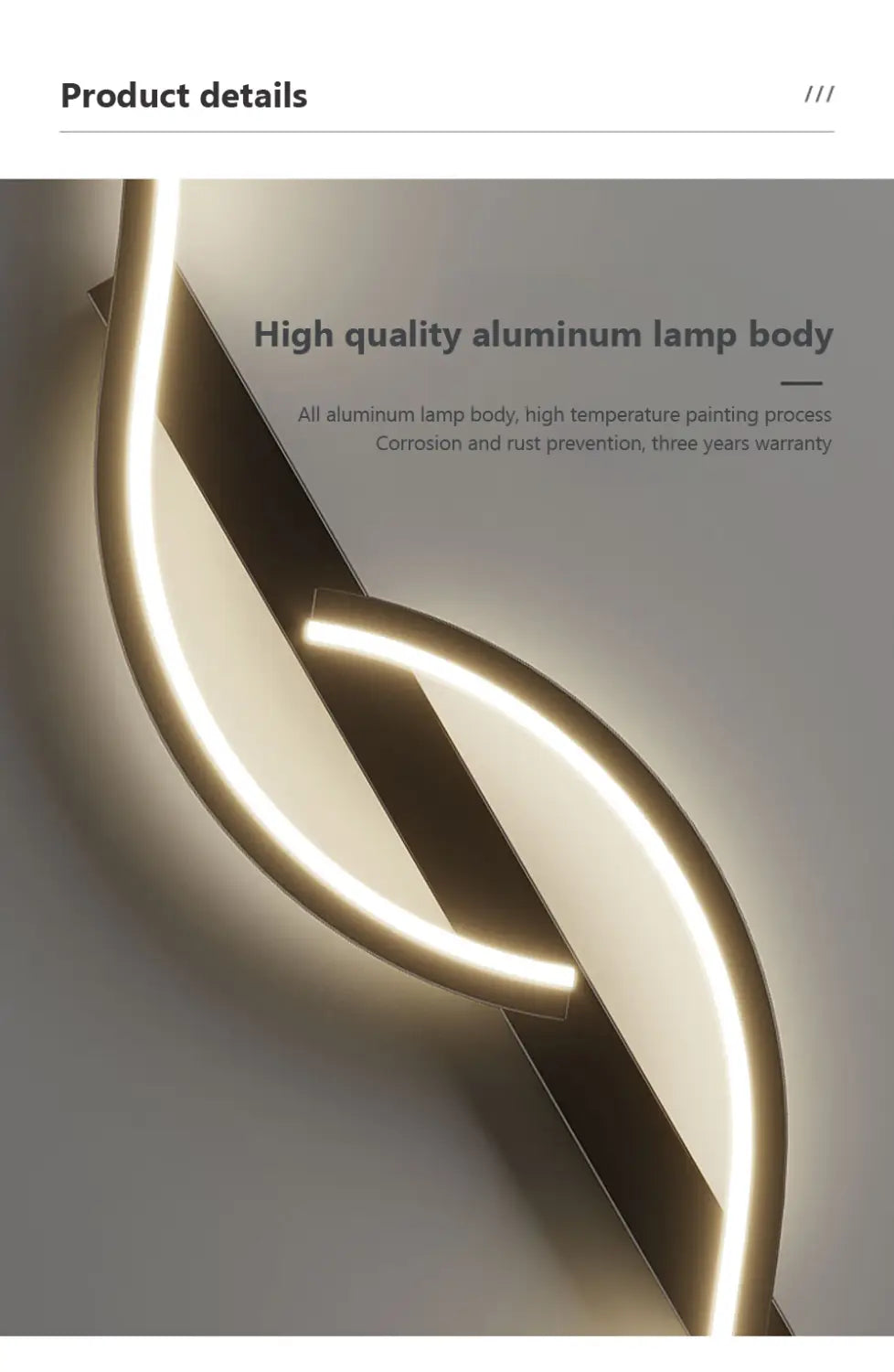 Modern LED Wall Lamp Minimalist Led Light Bedroom Bedside Long Strip Wall Sconces Living Room Home Indoor Lighting