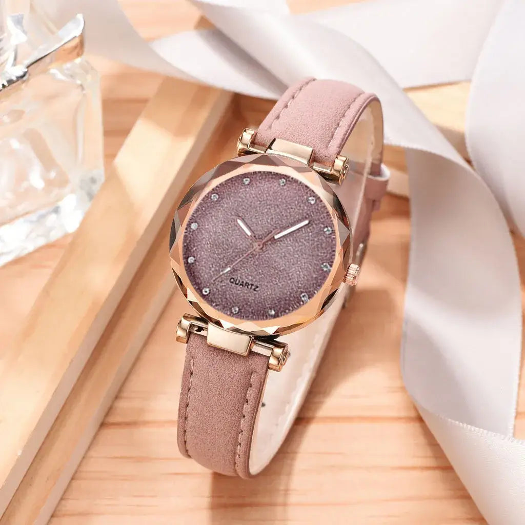 Montre Starry Sky Rhinestone Bracelet Watch for Women