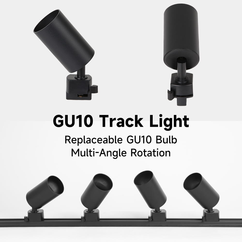 GU10 LED Track Light Full Sets Ceiling Lghting Indoor kitchen Lamp Led Spotlight for Living Room Store Decor Ceiling