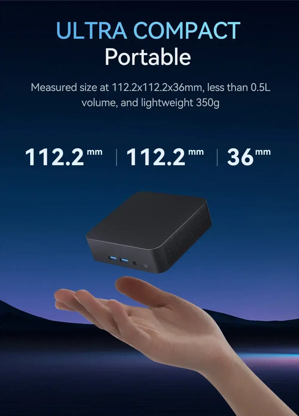Mini PC Core i9 10980HK i3 6100U Windows 11 Por Gamer Mini Computer 16GB 32GB DDR4 1TB SSD PC Gamer Desktop Portable