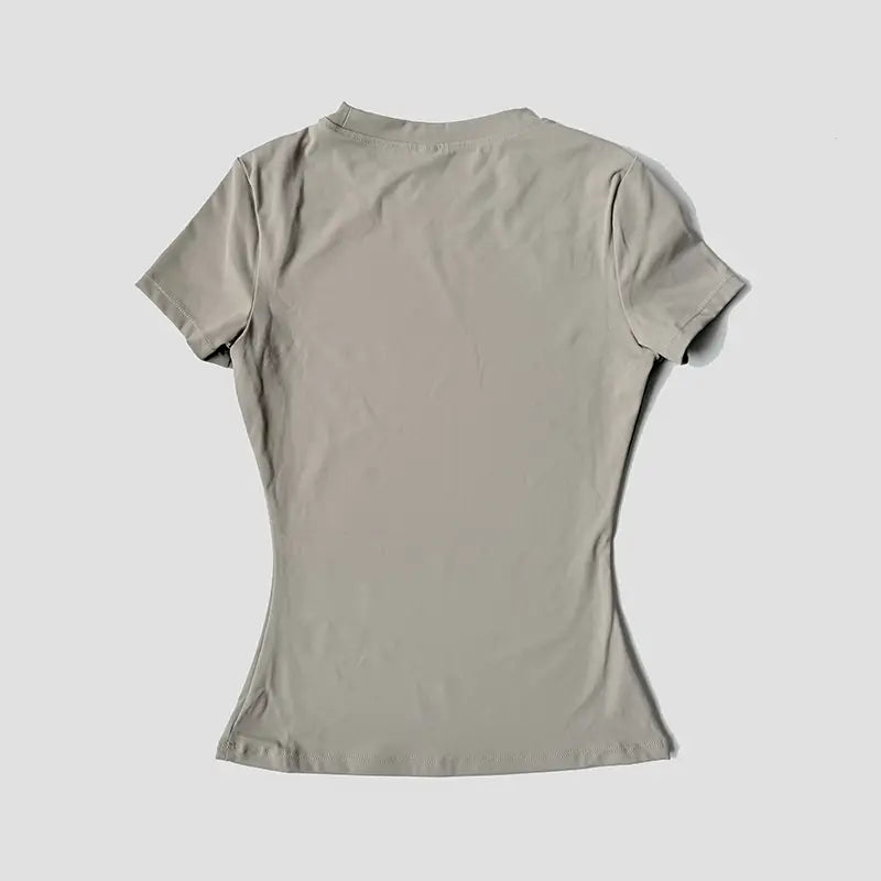 WAREBALL Sports Tops Quick-drying Ladies Tank Top Fitness Running Yoga Short Sleeve Elastic Breathable Yoga T-Shirt For