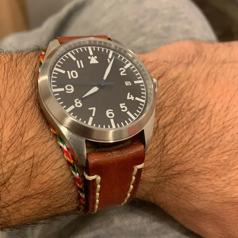 40mm Miyota 8215 Automatic Type B Pilot Watch