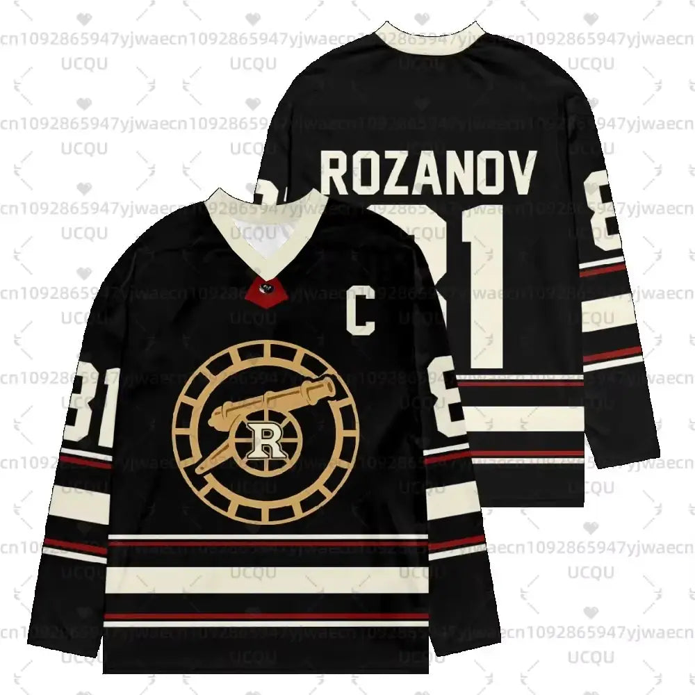 2026 mens New Heated Rivalry Hockey Jersey Long Sleeves Tee Men’s Women Rozanov HOLLANDER v-neck T-shirt Unisex Tops
