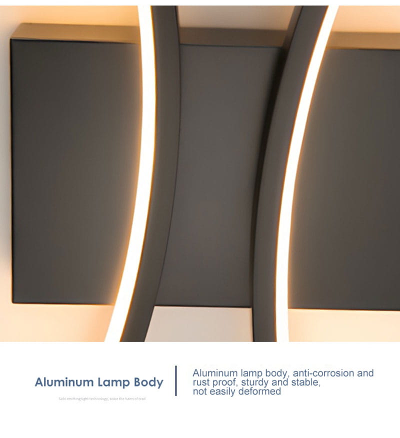 Indoor LED Wall Lamps for Corridor Bedroom Aluminum LED Wall Sconce Wall Lighting Fixtures for TV Background AC85-265V