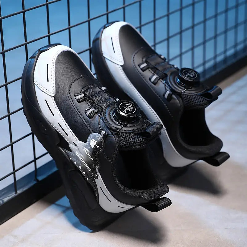 Beautiful Shoe’s Children Sneaker Boys Casual Shoes Leather Student Walking Shoes Kids Non-slip Lightweight Girls
