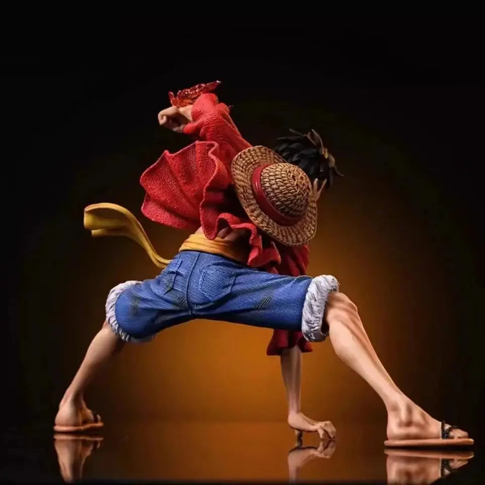 18cm One Piece Monkey D. Luffy Luffy Figures Battle Style Action Figures Anime Collection PVC Model Doll Toys Kid
