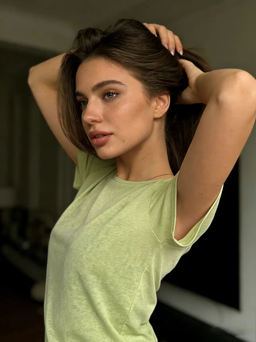 Hirsionsan 2025 Basic soft T Shirts Women Summer autumn Long Sleeves Loose Bottom Tees Ladies Casual Knitted Soft Woman