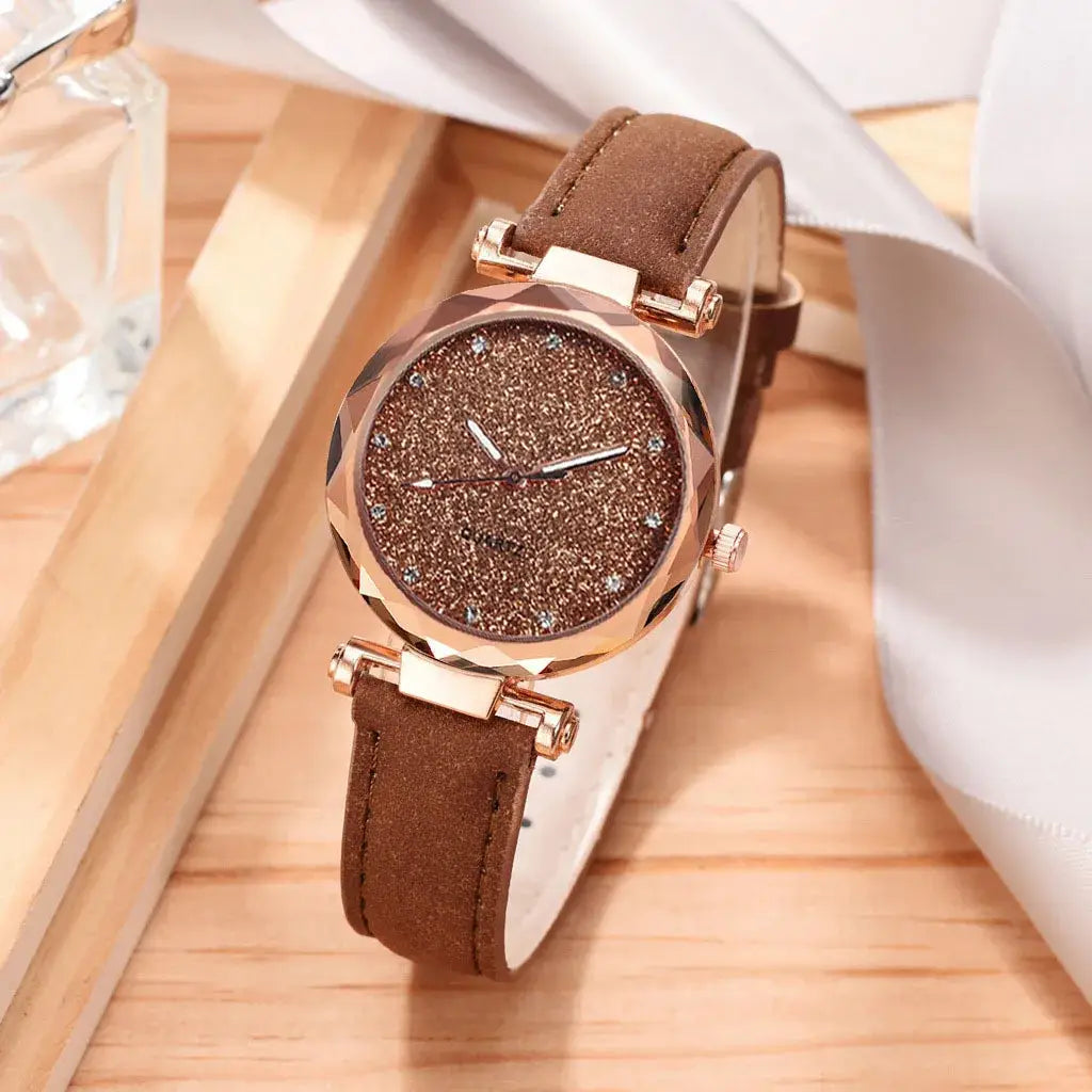 Montre Starry Sky Rhinestone Bracelet Watch for Women