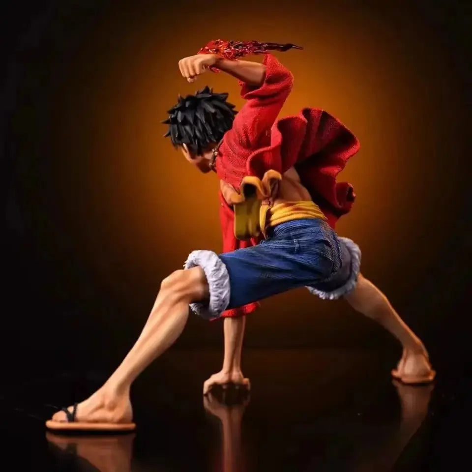 18cm One Piece Monkey D. Luffy Luffy Figures Battle Style Action Figures Anime Collection PVC Model Doll Toys Kid