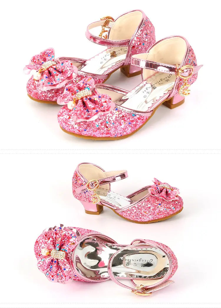 Beautiful Shoe’s ULKNN Flower Children Sandals Summer Beach Princess Girl Shoes for Kids Glitter Wedding Party sandalia