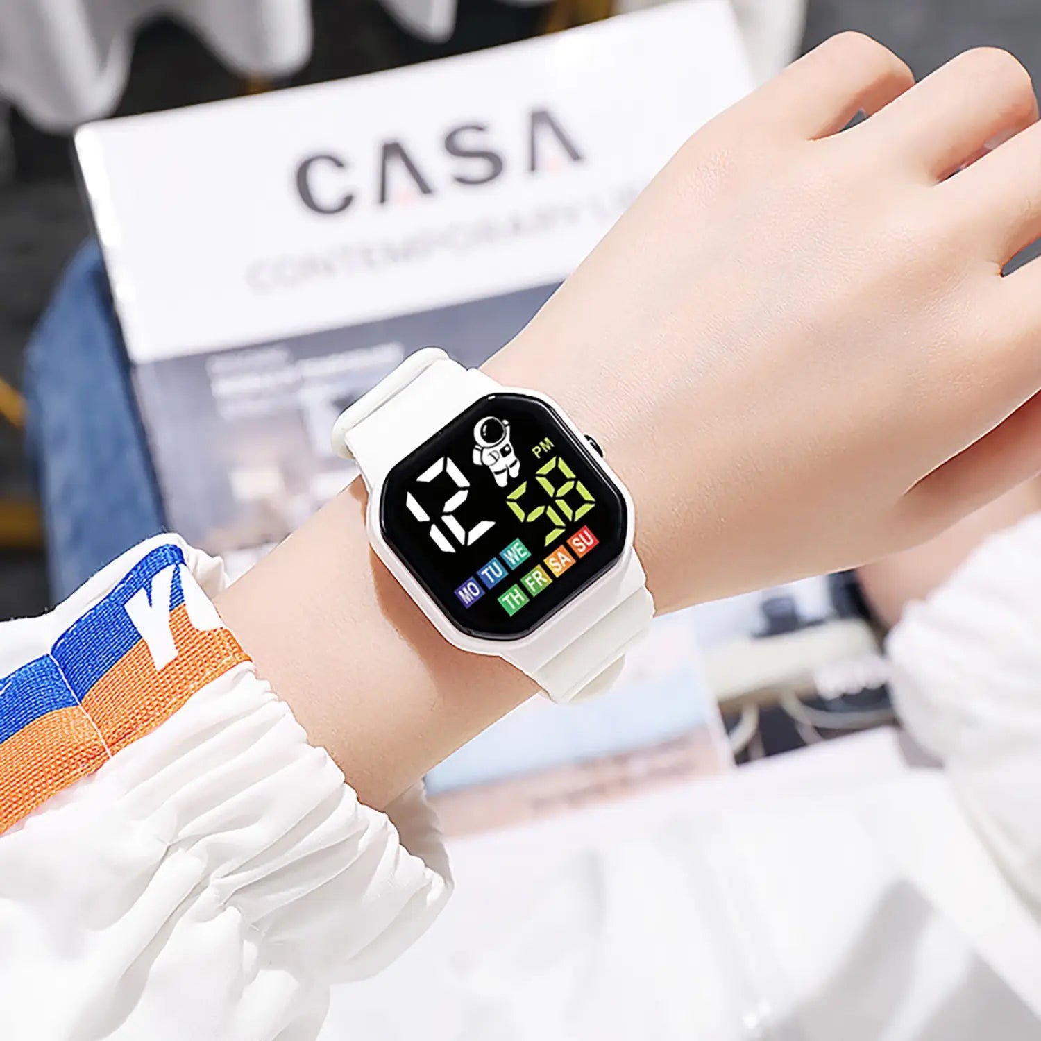 Montre Children’s Smart Watch Display Week LED Digital Wrist Watches For Boy Girl Waterproof Sport Watch Montre Enfant