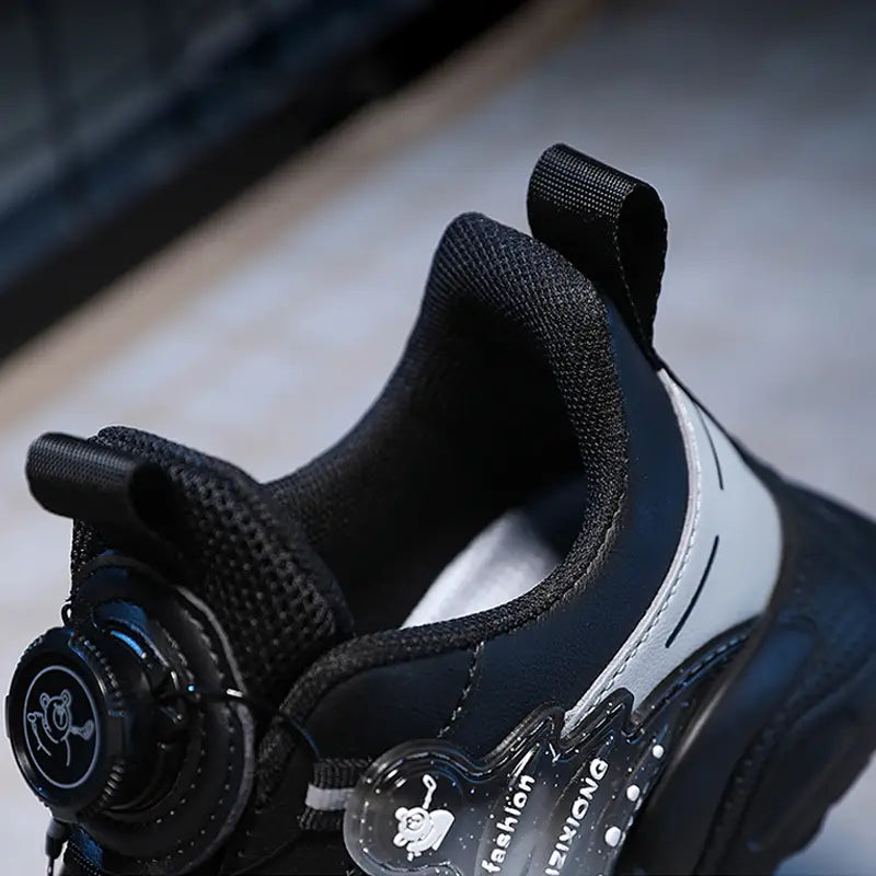 Beautiful Shoe’s Children Sneaker Boys Casual Shoes Leather Student Walking Shoes Kids Non-slip Lightweight Girls