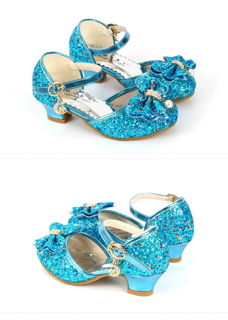 Beautiful Shoe’s ULKNN Flower Children Sandals Summer Beach Princess Girl Shoes for Kids Glitter Wedding Party sandalia
