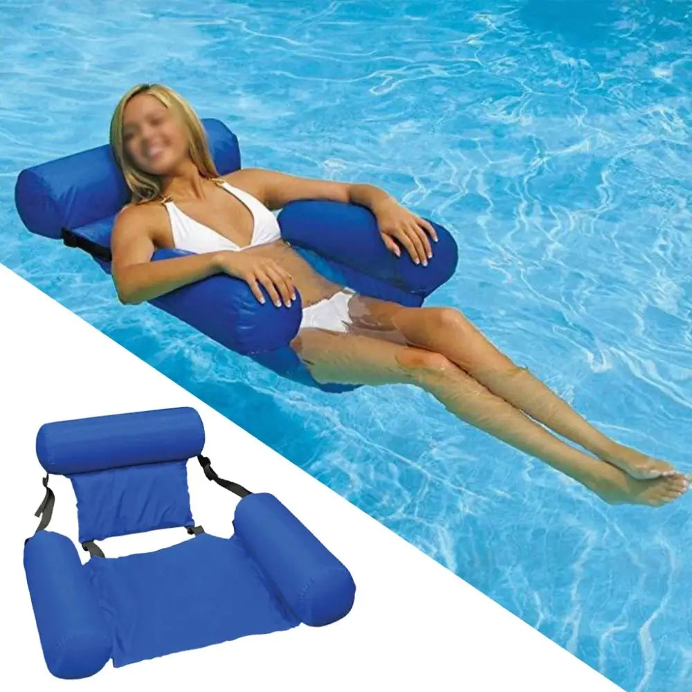 1Pc 100×120cm Inflatable Mattresses for Water Fun Swimming Pool Hammock Lounge Chairs Water Sports Pool Floats Beach