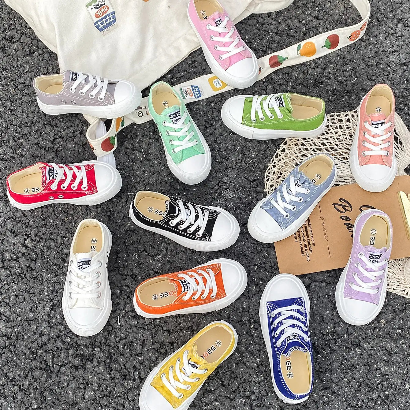 Beautiful Shoe’s 5058Fashionable Spring and Autumn Breathable Children’s Canvas Shoes Soft Sole Boys and Girls’ Shoes