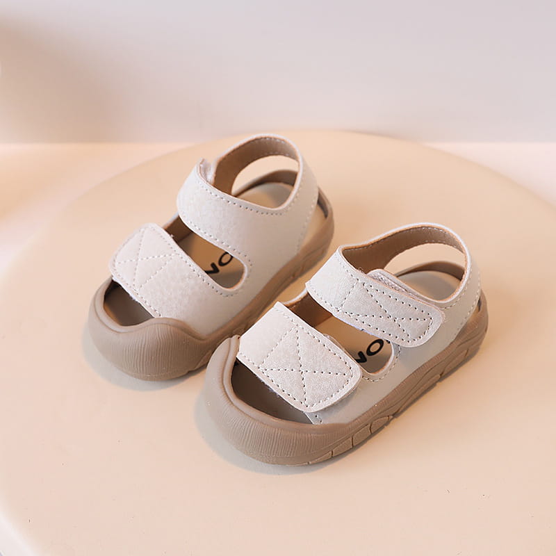 Beautiful Shoe’s Anti collision baby shoes simple women’s baby toe sandals walking shoes baby soft sole boys’ beach