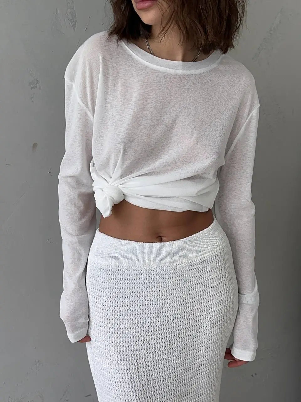 Hirsionsan 2025 Basic soft T Shirts Women Summer autumn Long Sleeves Loose Bottom Tees Ladies Casual Knitted Soft Woman